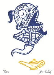 Illustration for article titled Scifi and fantasy characters shed their skin for the Day of the Dead